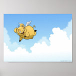 Flying Pig in the Clouds posters