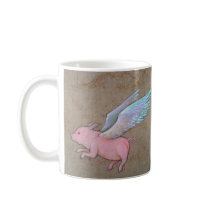 flying pig mug mugs
