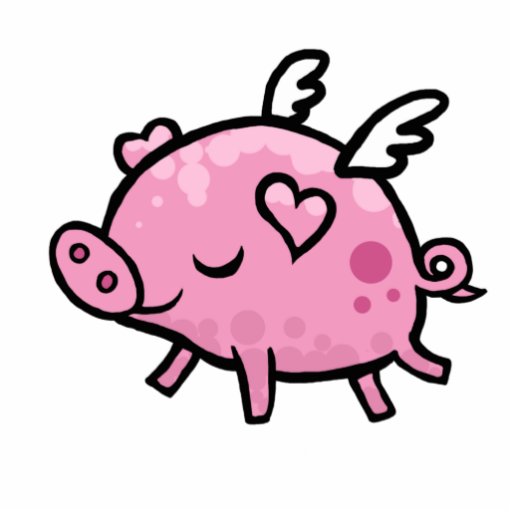 flying pig clipart - photo #30