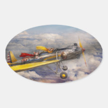 Flying Pig - Plane -The joy ride Sticker