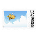 Flying Pig Postage Stamps