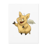 Flying Pig Postcard