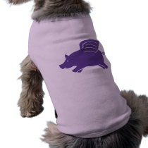 Flying Pig - Purple pet clothing by magarmor Flying Pig - Purple pet clothing