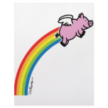 Flying Pig Rainbow Letterhead
