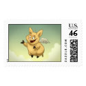 Flying Pig Stamp