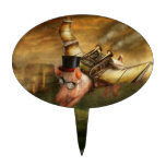 Flying Pig - Steampunk - The flying swine Cake Picks