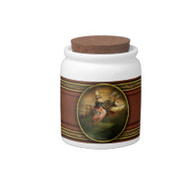Flying Pig - Steampunk - The flying swine Candy Jar