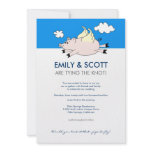 invitations, custom, flying pig, when pigs fly,