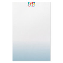 Flying piggies customized stationery