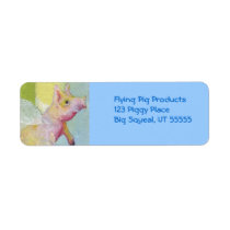 Flying Piggy Avery Label