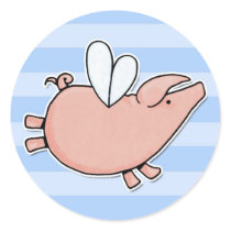 flying piggy stickers