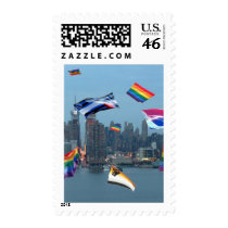 Flying Pride Over New York Stamps