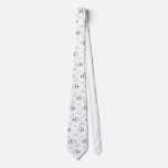 Flying Pug (white) ties