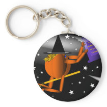 Flying Pumpkin Man Key Chains