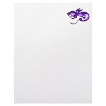 Flying Purple Dragon Custom Letterhead