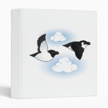 Flying Razorbills Vinyl Binders