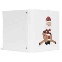 flying reindeer santa claus binders by doonidesigns flying reindeer santa claus binders