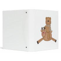 flying reindeer teddy bear binders by doonidesigns flying reindeer teddy bear binders