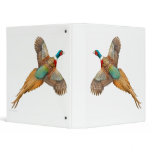 Flying Ring Necked Pheasant Avery Binder