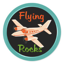 Flying Rocks Stickers
