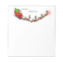 Flying Santa And Reindeer