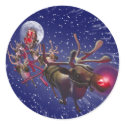 Flying Santa Claus & Rudolph, Red Nosed Reindeer stickers by KahunaLuna Flying Santa Claus & Rudolph, Red Nosed Reindeer stickers