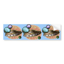Flying Saucer Bumper Stickers