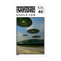 Flying Saucer Fleet Postage