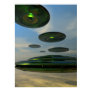 Flying Saucer Fleet Poster