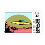 Flying Saucer Postage Stamp