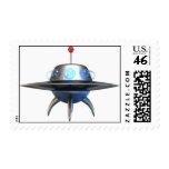 Flying Saucer Postage Stamps
