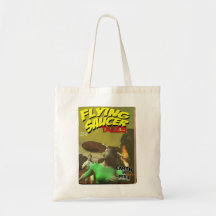 Flying Saucer Tales Fake Pulp Cover Bag