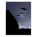 Flying Saucers Postcard