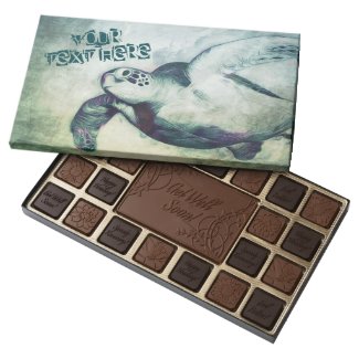 Flying Sea Turtle | Box of Chocolates 45 Piece Assorted Chocolate Box