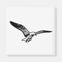 Flying Seagull Magnet
