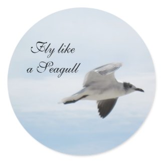 Flying Seagull sticker