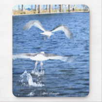 Flying Seagulls mousepads