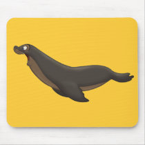 Flying Seal Mousepad by stlewis75 Flying Seal Mousepad
