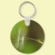 Flying seeds - Dandelion seeds in the air keychains