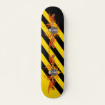 Flying Skeleton Skateboard
