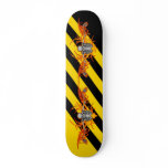 Flying Skeleton Skateboard