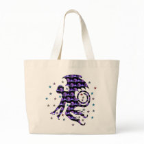 Flying Skull Monkey Canvas Bag