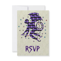 Flying Skull Monkey Invites