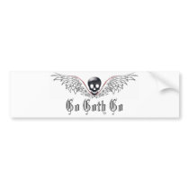 Flying Skull Sticker bumper stickers by jose_ivane Flying Skull Sticker bumper stickers