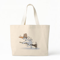 Flying Snowman bags
