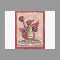 Flying Spaghetti Dragon postcards