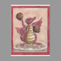 Flying Spaghetti Dragon postcards