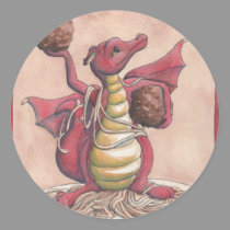 Flying Spaghetti Dragon stickers