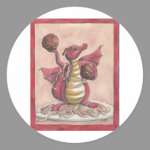 Flying Spaghetti Dragon stickers