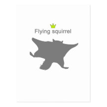 Flying squirrel g5 post card